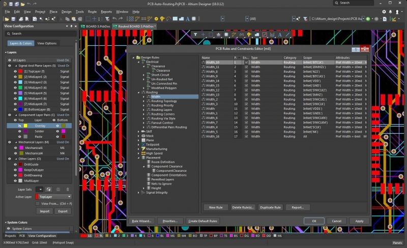Einführung in das PCB-Routing