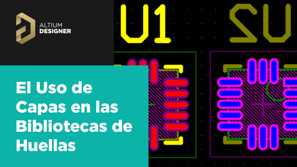 El uso de capas en las bibliotecas de huellas
