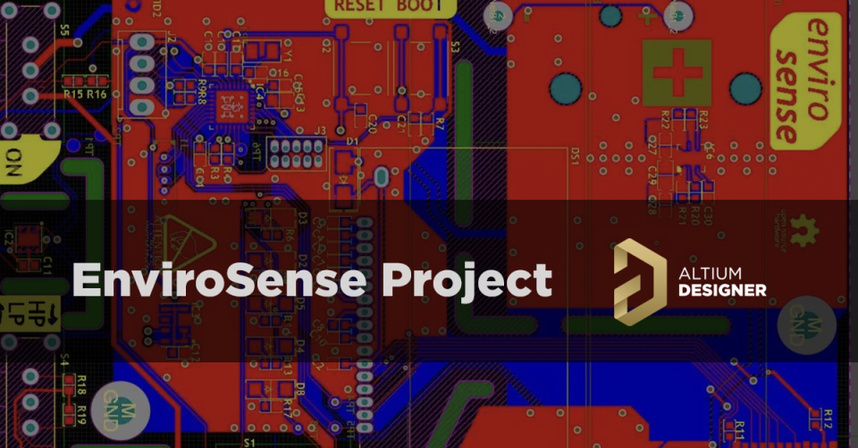 Projekt wielopłytowy stacji pogodowej EnviroSense WiFi