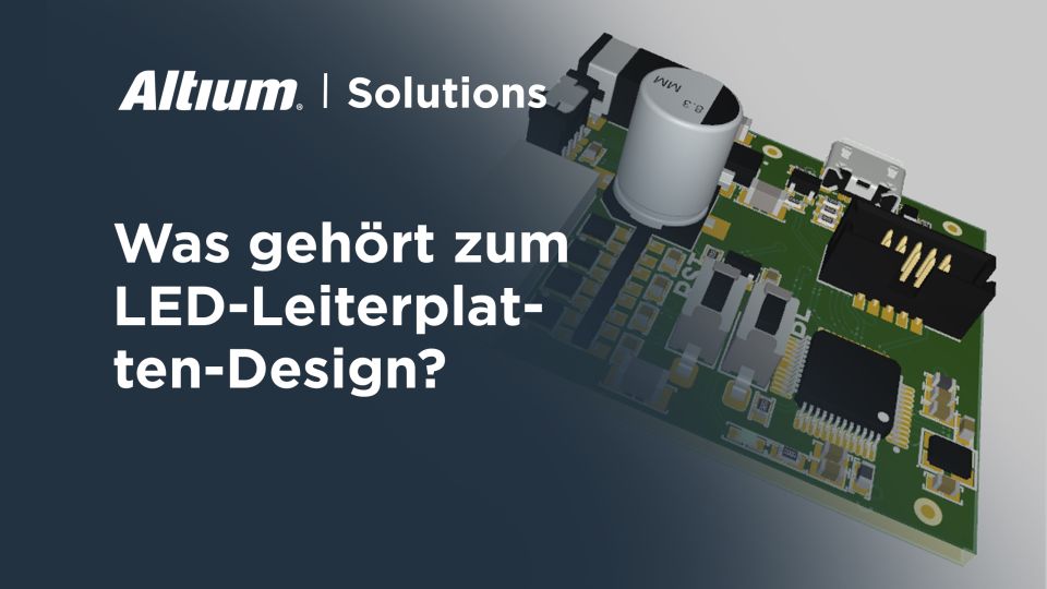 Was gehört zum LED-Leiterplatten-Design? 