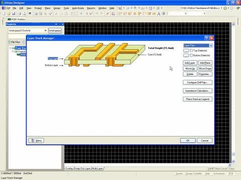 How Do I Configure The Layer Stackup And Drill Pairs - EvalQuest