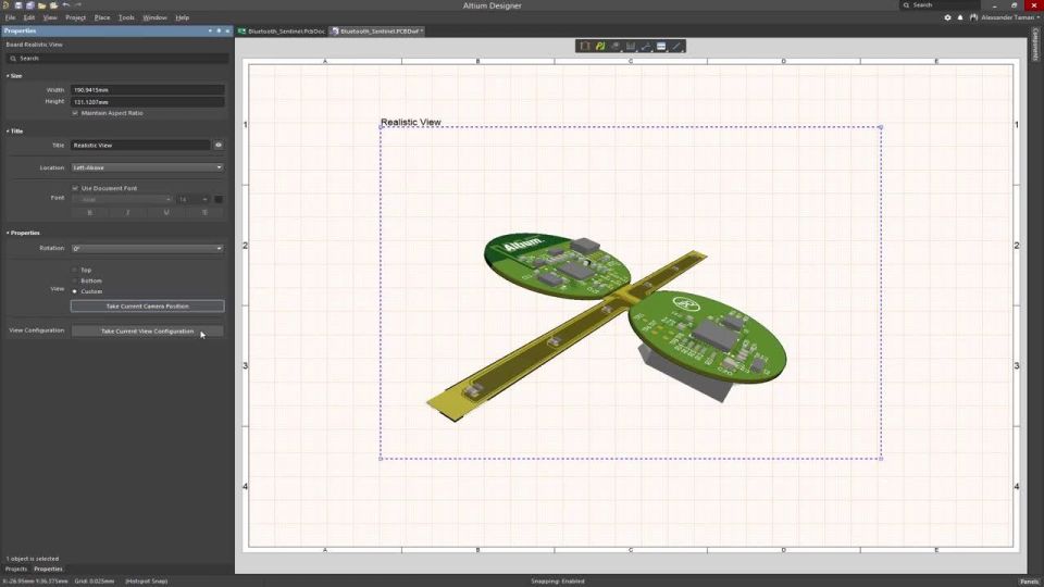 How To Insert a Realistic View of Your Board in Draftsman in Altium Designer 19