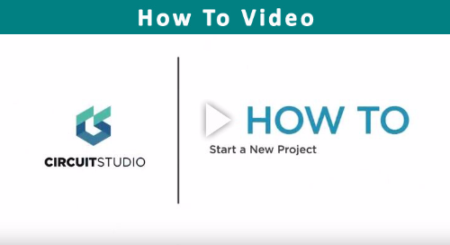 How To Start a New PCB Project in CircuitStudio