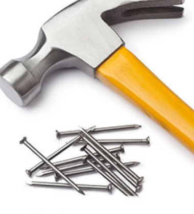 Martillo y clavos
