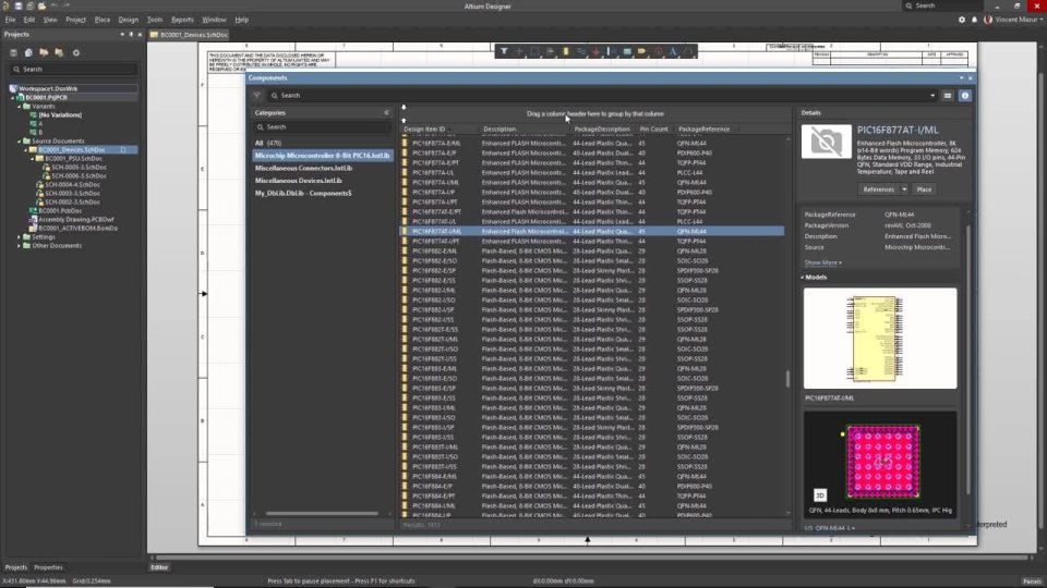 How to Set Up Custom Grouping in Components Panel in Altium Designer 19
