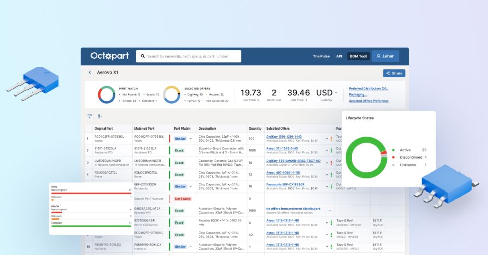 How to Source Alternate Parts with Octopart BOM Tool