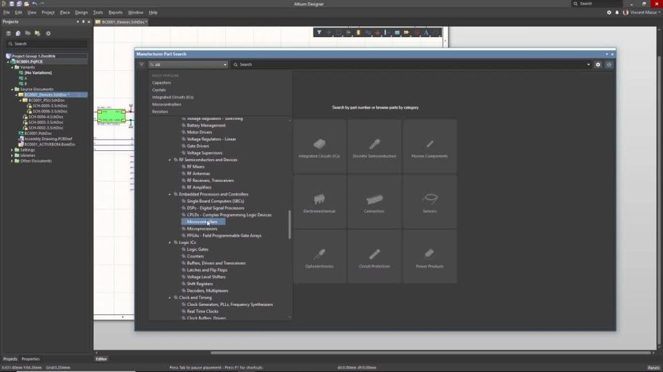 Как использовать Altium Content Vault в Altium Designer 19