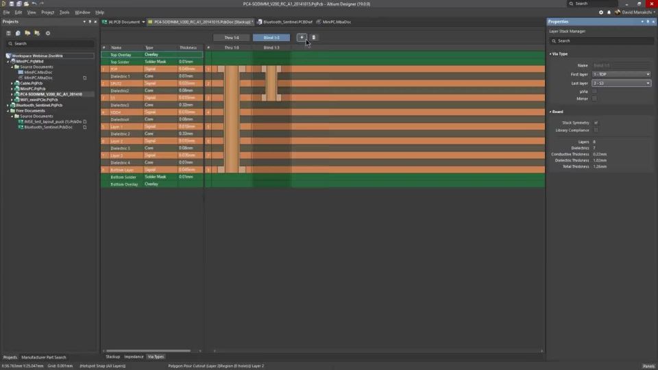How to set up and use buried and blind vias - How-To:ADSCvid