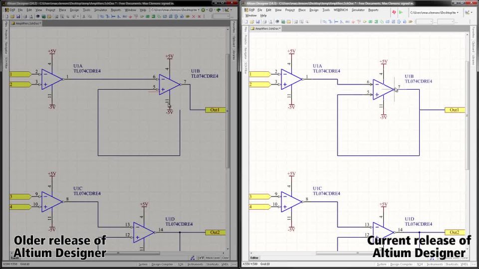 Improved Schematic Wire Dragging - Features