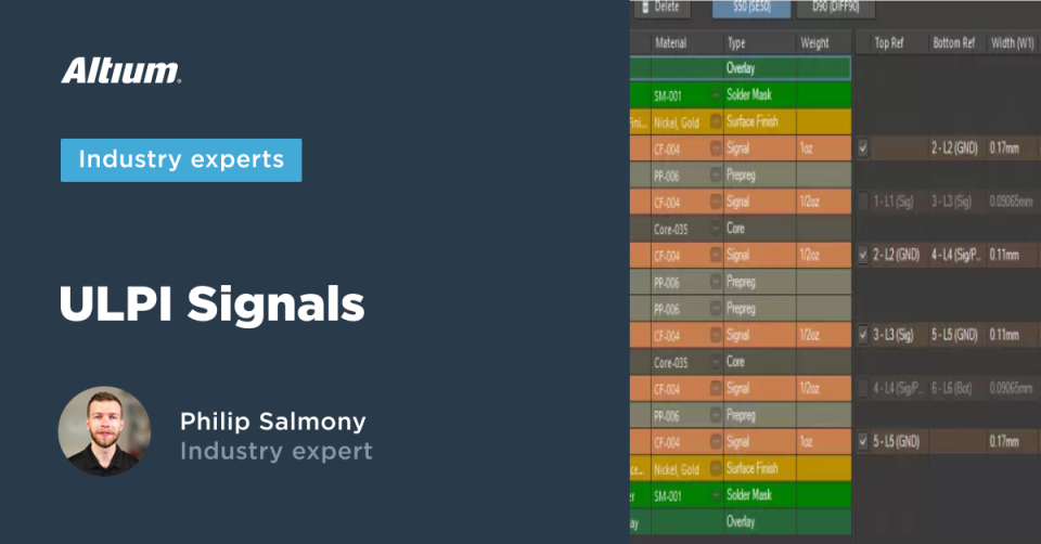 Instradamento USB ad alta velocità (ULPI)