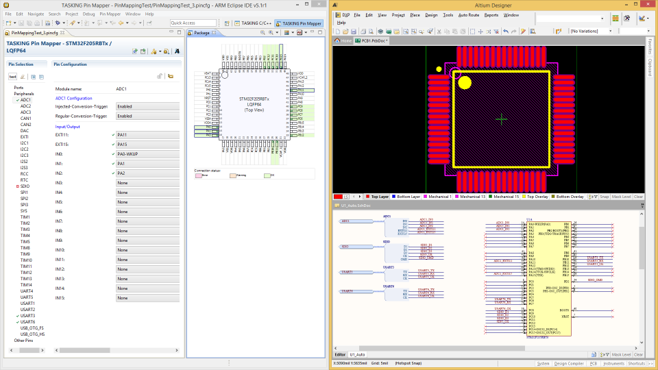 Integrated TASKING Pin Mapper - Features