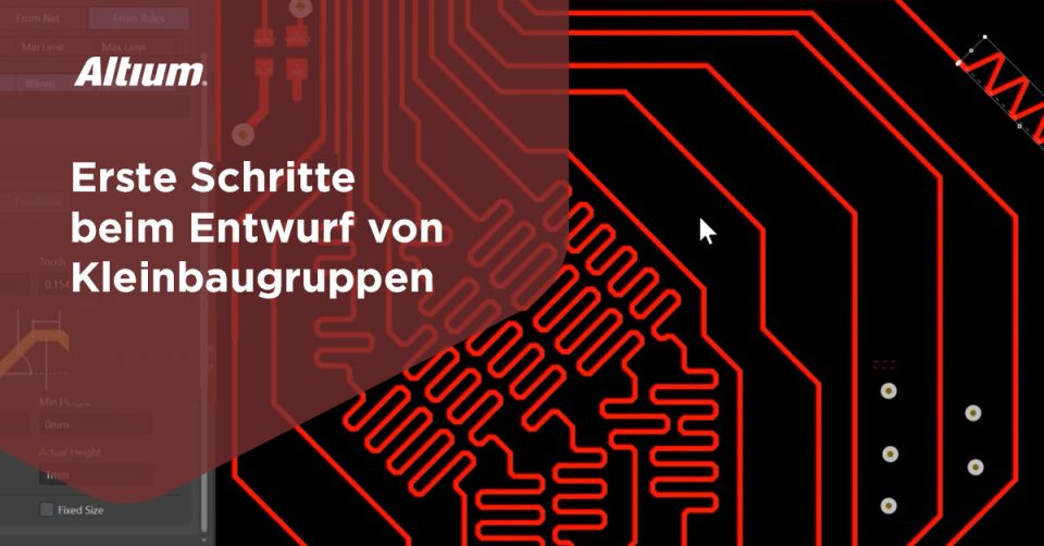 Erste Schritte beim Entwurf von Kleinbaugruppen