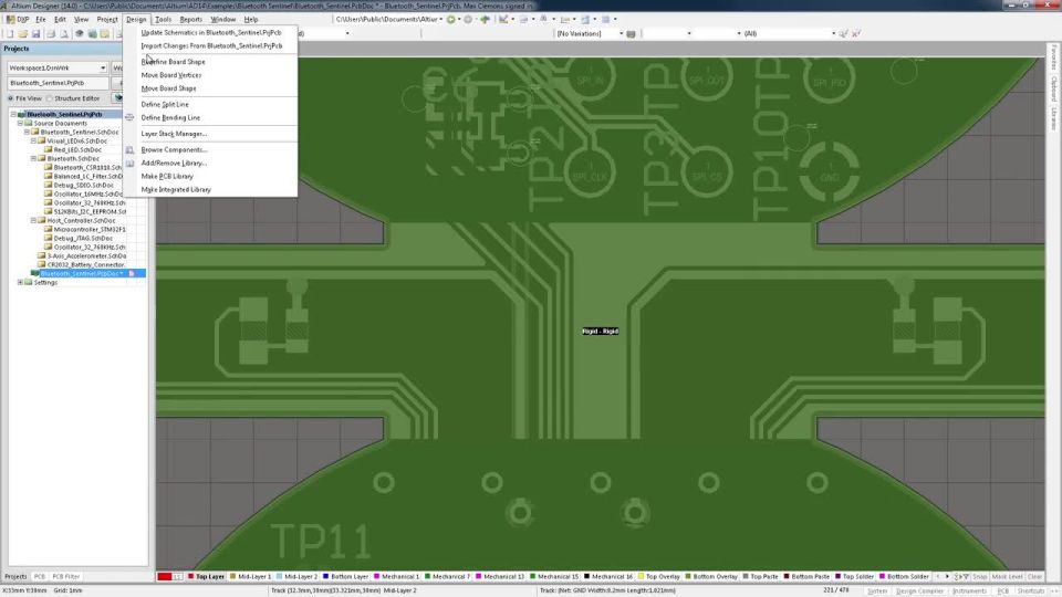 Layer Stack Regions - Features