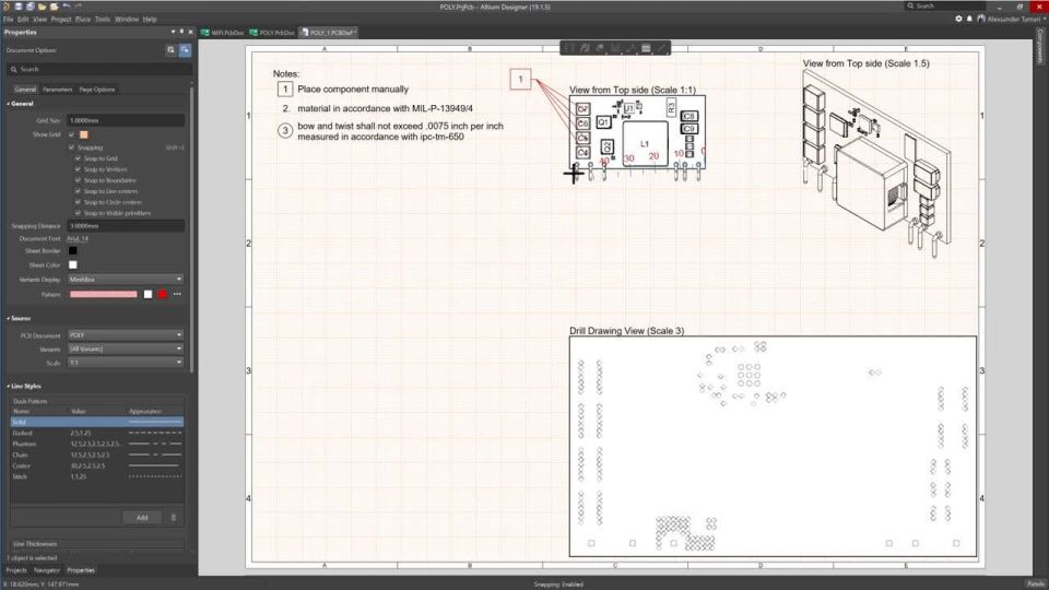 Nouveautés Draftsman