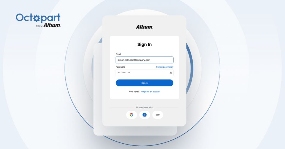 Octopart 계정이 Altium Identity로 전환됩니다