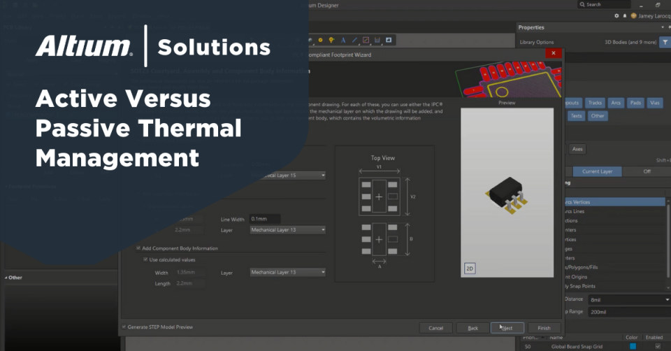 Overview of Passive and Active Heat Dissipation Techniques