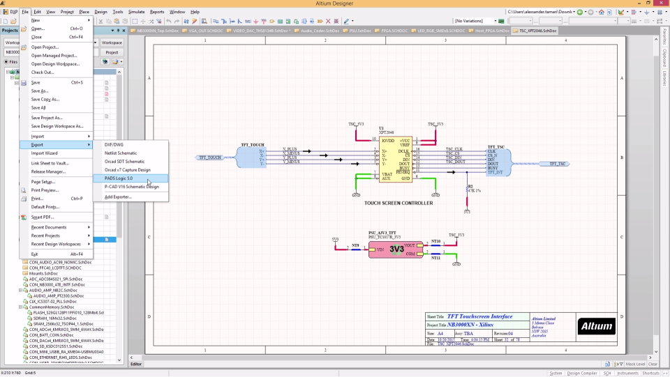 PADS® Logic Exporter - Features