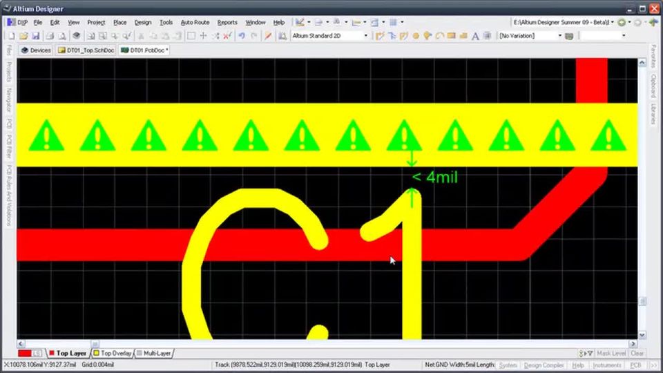 PCB Design Rules Visualization - Features