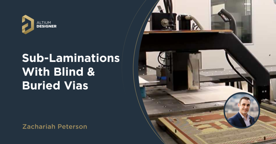 PCB Sub-Laminations With Mechanically-Drilled Vias