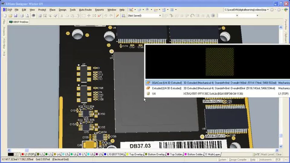 PCB Texture Mapping - Features