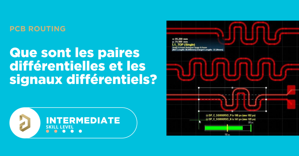 Que sont les paires différentielles et les signaux différentiels ?