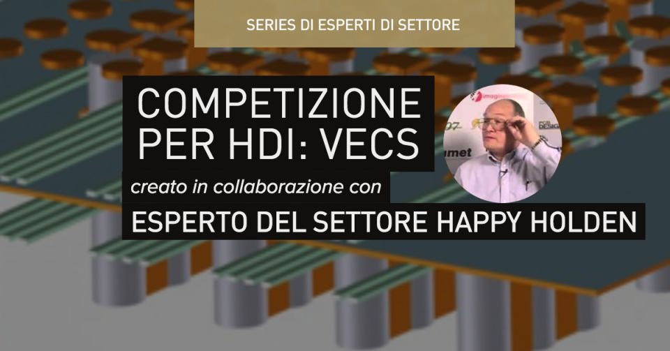 Produzione di PCB e strutture conduttive verticali