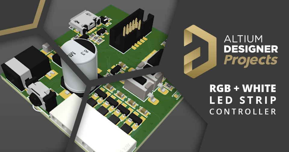 RGB + White LED Strip Controller