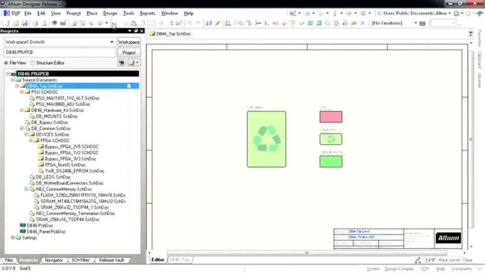 Structured Classes in PCB Editor - Features