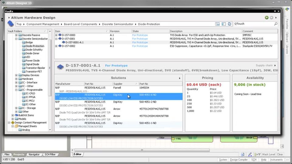 Supply Chain Insight and Part Choices - Features