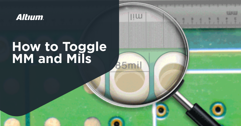 mm에서 mil로의 단위 전환 및 기타 PCB 설계 측정 기본 설정