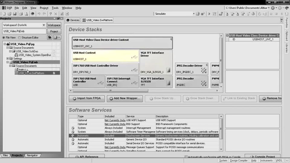 USB Streaming Video - Features