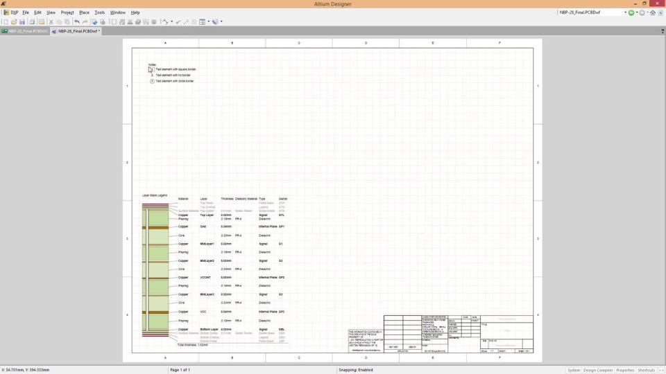 Unified Designer Draftsman - Features
