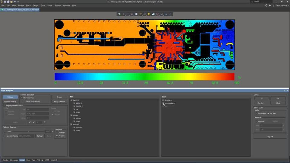 Voltage And Current Contours With Directional Lines - Features:EXSCvid﻿