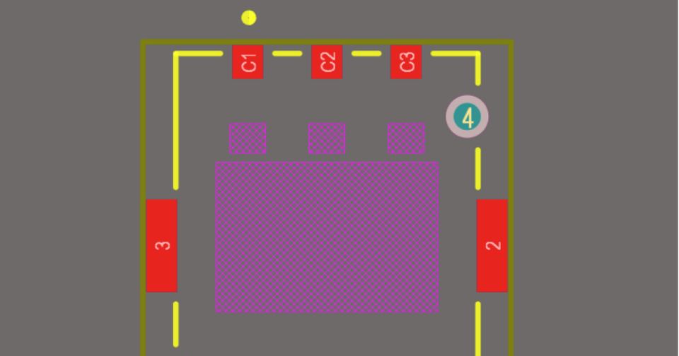 PCB footprint layers