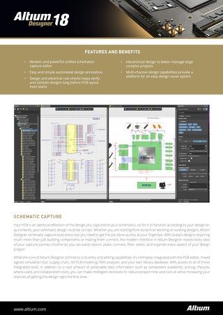 Schematic Capture Datasheet