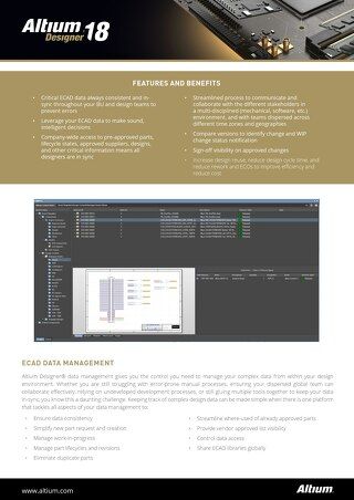 Data Management Datasheet