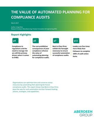 The Value of Automated Planning for Compliance Audits