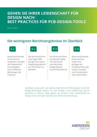 GEHEN SIE IHRER LEIDENSCHAFT FÜR DESIGN NACH: BEST PRACTICES FÜR PCB-DESIGN-TOOLS