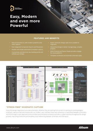Altium Designer 19 Schematic Capture Feature Set