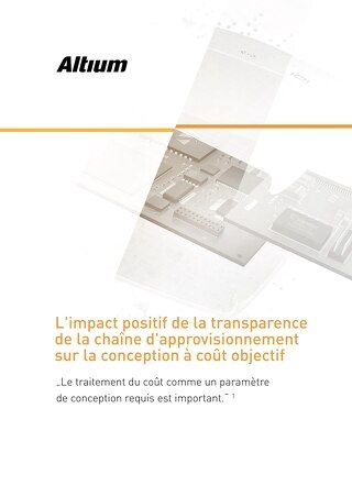 CE SONT LES CONCEPTEURS QUI ONT LE PLUS GRAND IMPACT SUR LE COÛT DU CYCLE DE VIE D’UN PRODUIT