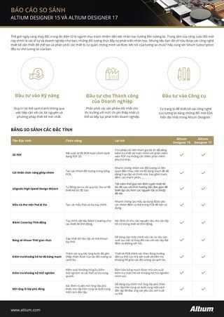 BÁO CÁO SO SÁNHALTIUM DESIGNER 15 VÀ ALTIUM DESIGNER 17