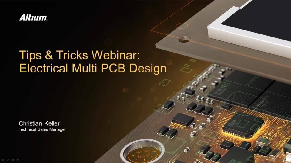 Tips N Tricks: Electrical Multi PCB Design