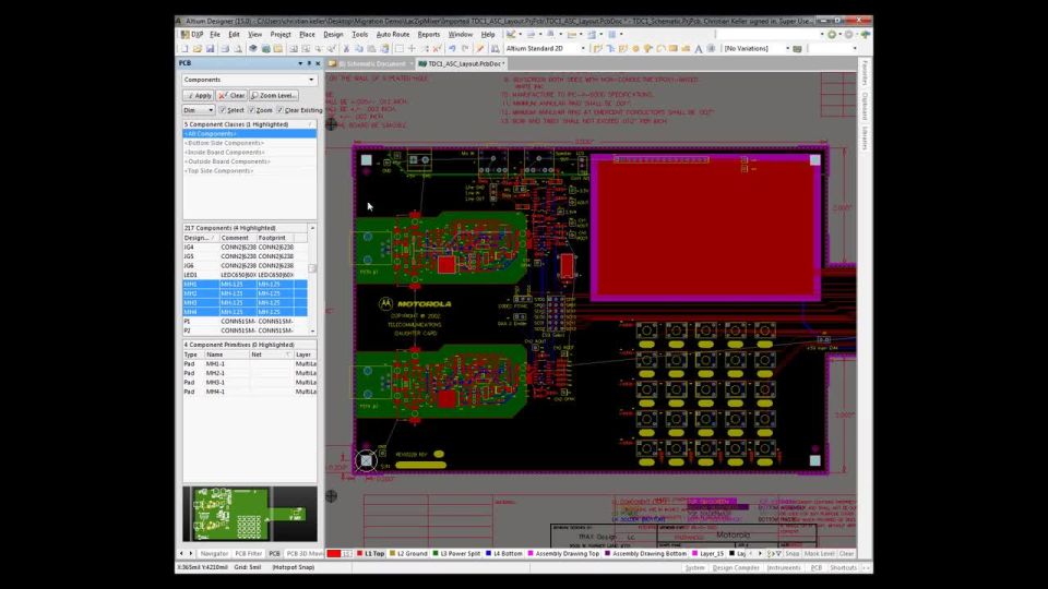 Moving To Altium Designer: Data Migration - DE
